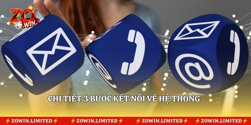 Chi tiết 3 bước kết nối về hệ thống